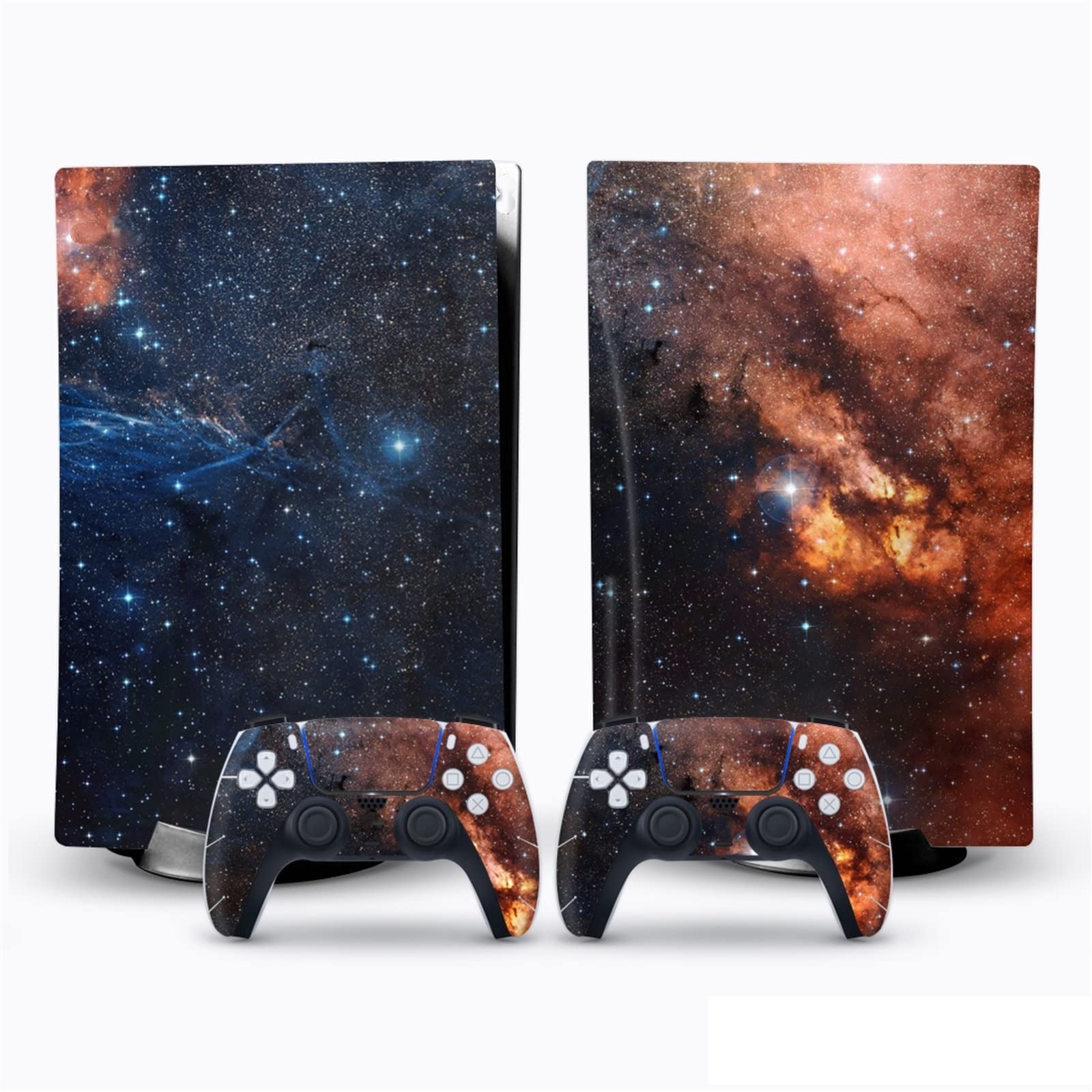 Anime PS5 Disk Edition Console Skin & 2 Controller Vinyl Covers - Scratch-Resistant, Bubble-Free Protection for Gaming Setup | Perfect for Gamers & Anime Fans