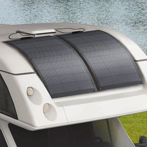 EcoFlow 110W Portable Flexible Solar Panel for Camping, RV, Off-Grid Power - Lightweight & Waterproof Solar Charger for Outdoor Adventures