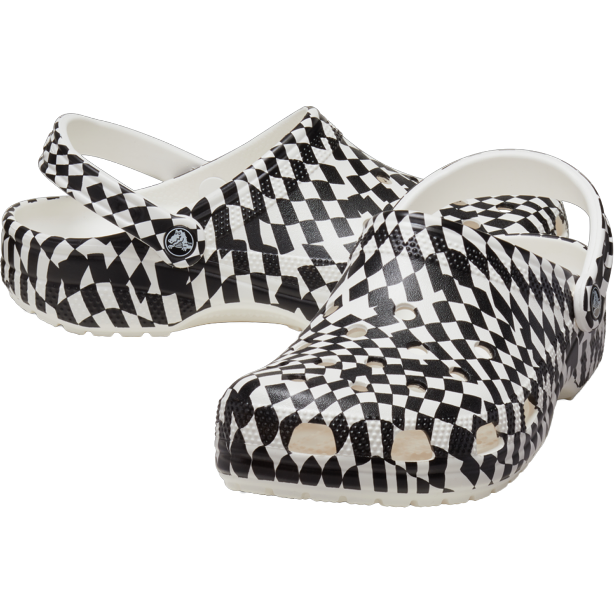 Classic Warped Checker Clog - Comfortable & Stylish Wooden Clogs for Women & Men | Perfect for Home, Garden, and Casual Wear