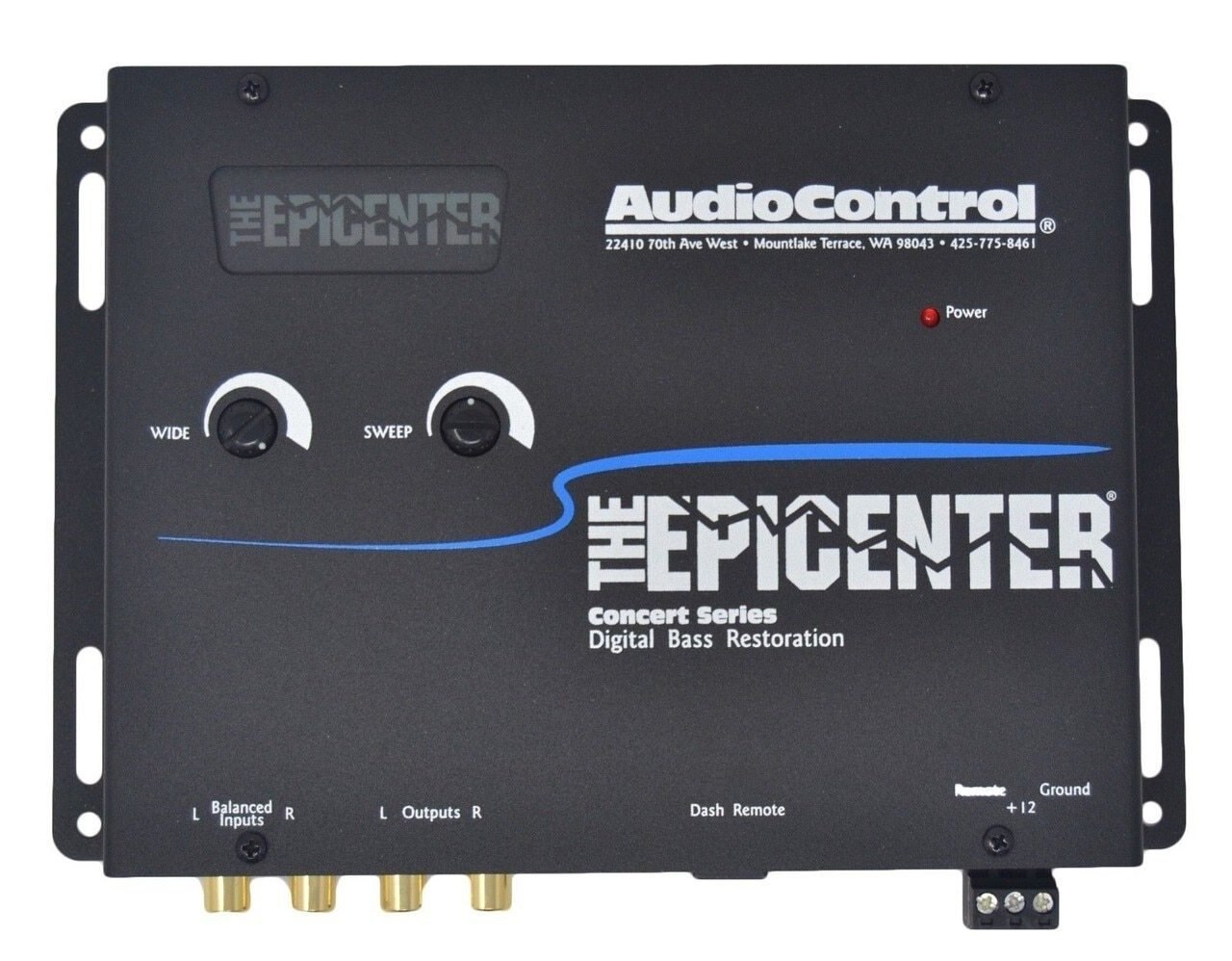 AudioControl Epicenter Digital Bass Restoration Processor - Black | Car Audio Bass Booster for Enhanced Sound Quality | Perfect for Car Audio Systems & Home Theater Setups