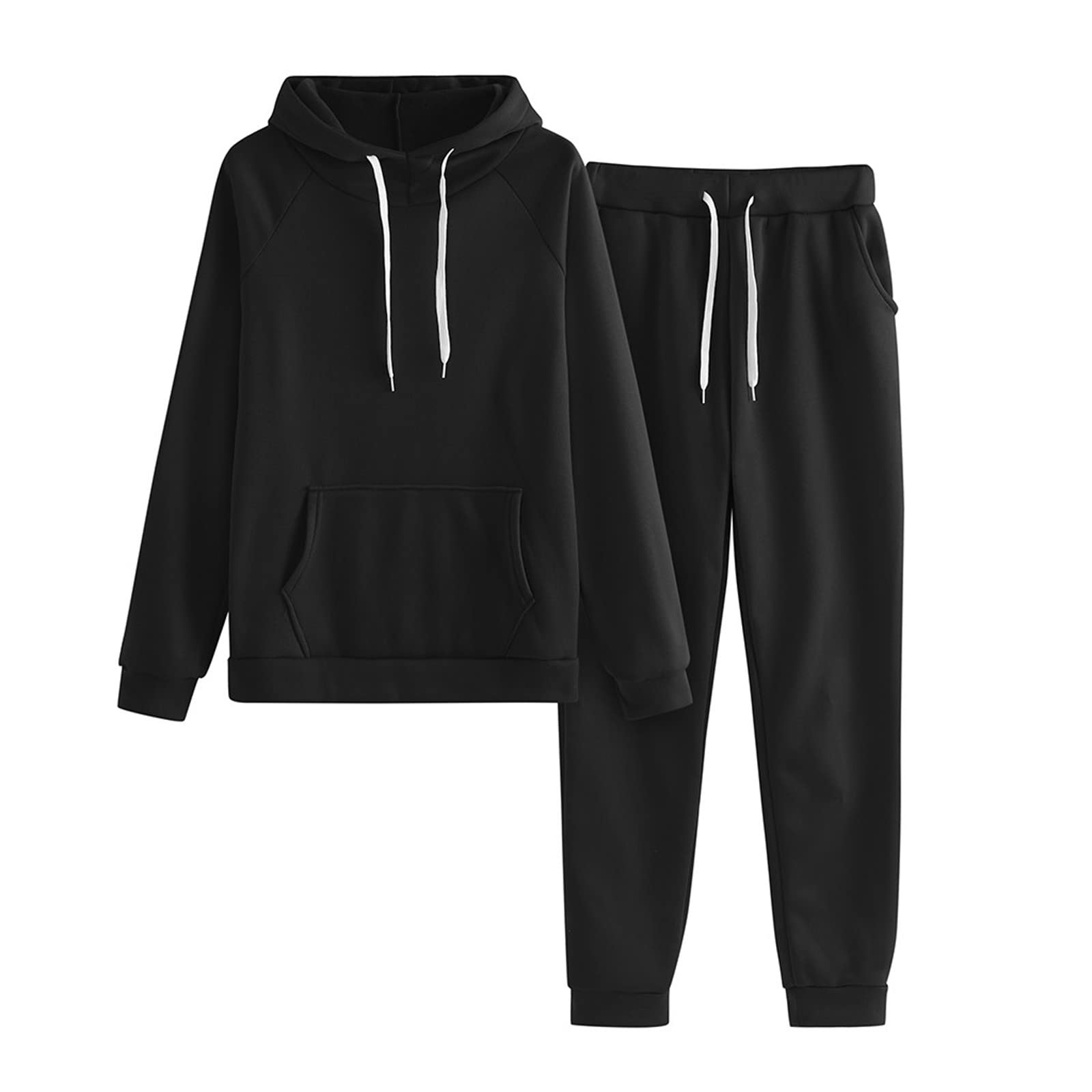 Women's 2-Piece Sweatsuit Set - Soft Lounge Jogger Tracksuit with Pockets | Oversized Sweatshirt & Joggers for Workout, Yoga, Running & Casual Wear | Comfortable Athleisure Outfit for Women