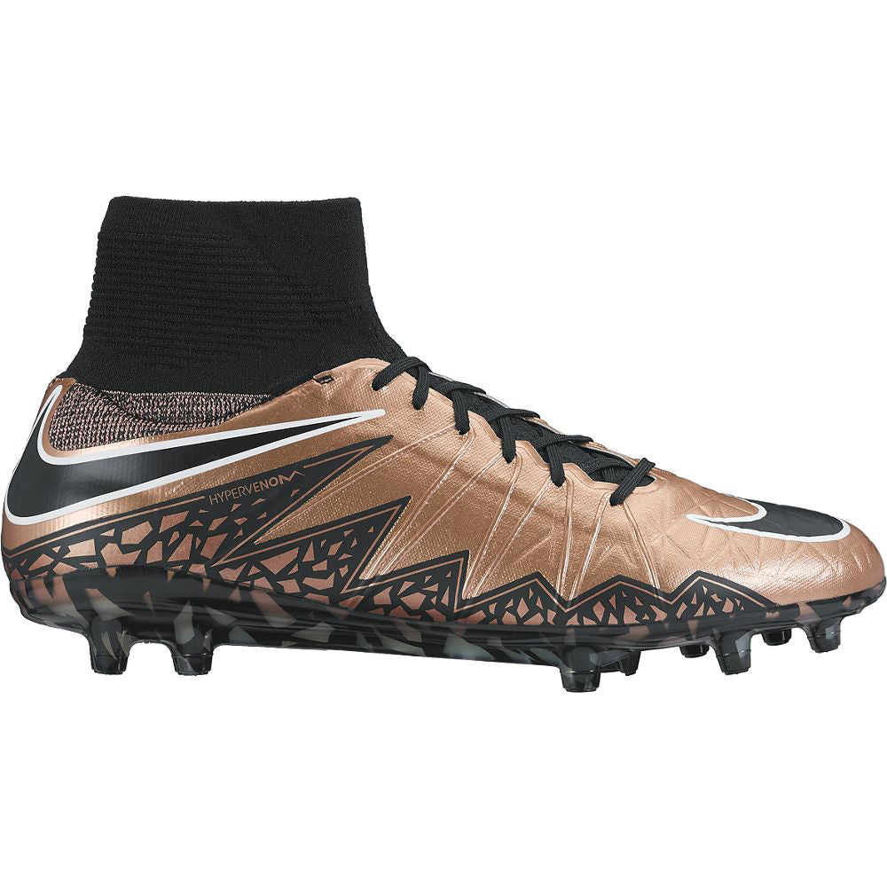 Nike Hypervenom Phantom II FG Soccer Cleats - Metallic Red Bronze | High-Performance Football Boots for Firm Ground | Perfect for Competitive Matches & Training Sessions