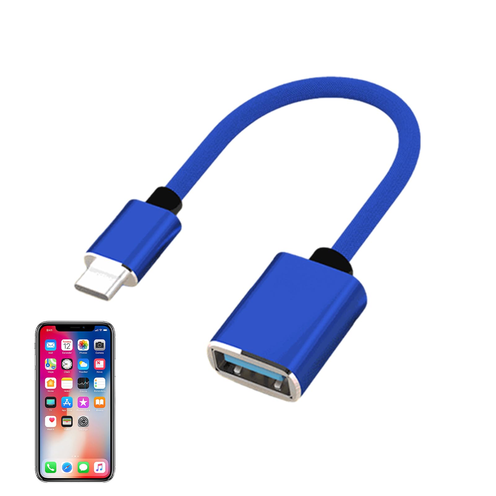 SOYDAN 2-in-1 OTG USB Card Reader Adapter - Plug & Play Memory Card Reader for Camera, Computer, Smartphone | Perfect for Travel Photography, File Transfer & Data Backup
