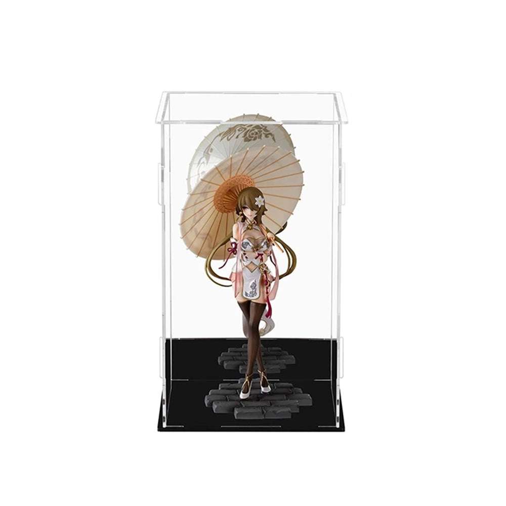 15x15x25CM Clear Acrylic Display Case for Action Figures - Dustproof Model Collection Box for Toys, Statues & Collectibles - Perfect for Showcasing, Protecting & Organizing Your Valuable Collections