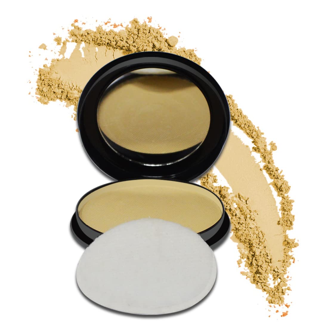 Adbeni Oil Control Compact Pressed Powder - Matte Finish, Long Lasting, Biege (CP02) | For Oily Skin & Shine-Free Makeup All Day | Perfect for Daily Use, Touch-Ups & On-The-Go Application
