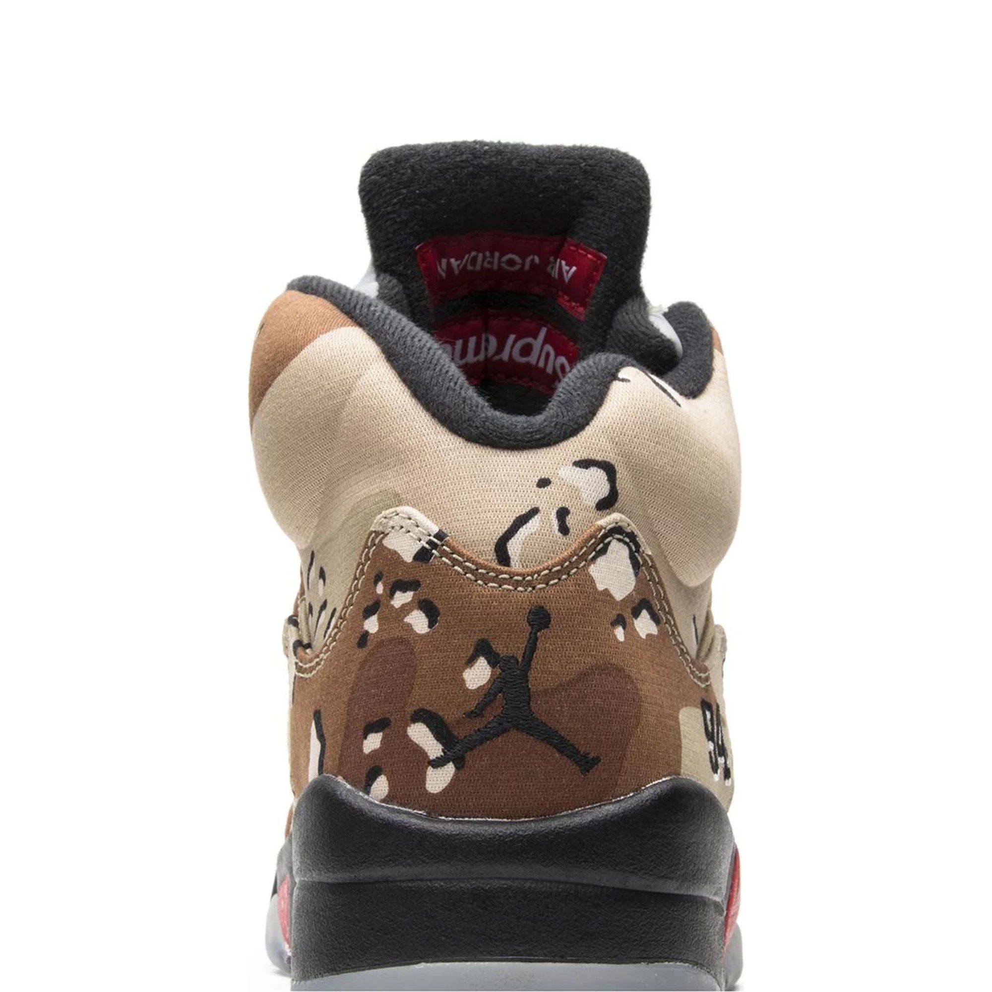 Air Jordan 5 Retro x Supreme 'Desert Camo' Sneakers (2015) - Men's Basketball Shoes for Streetwear & Sneaker Collectors - Perfect for Urban Fashion and Limited Edition Collecting