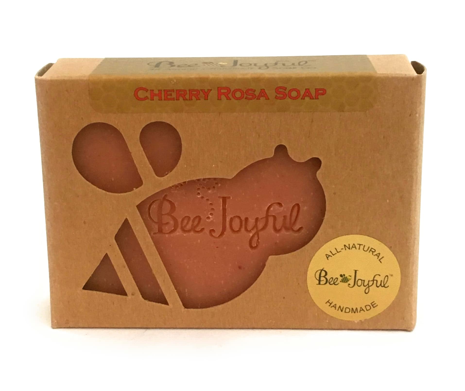 Organic Cherry Rosa Handmade Soap - All Natural, Vegan, Cruelty-Free - Perfect for Sensitive Skin & Eco-Friendly Bathing
