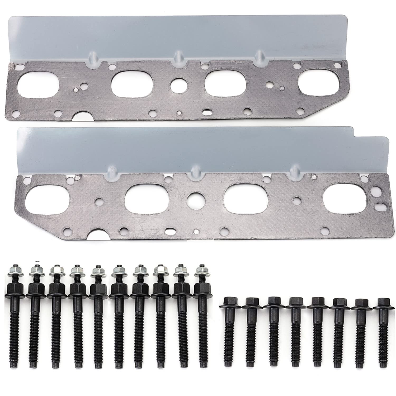 Chrysler Dodge Ram 5.7L V8 Exhaust Manifold Gasket & Bolt Kit (2009-2020) - Complete Left & Right Set for Engine Repair