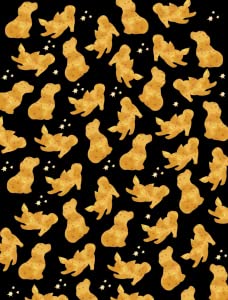 Dog Fried Chicken Nuggets Black