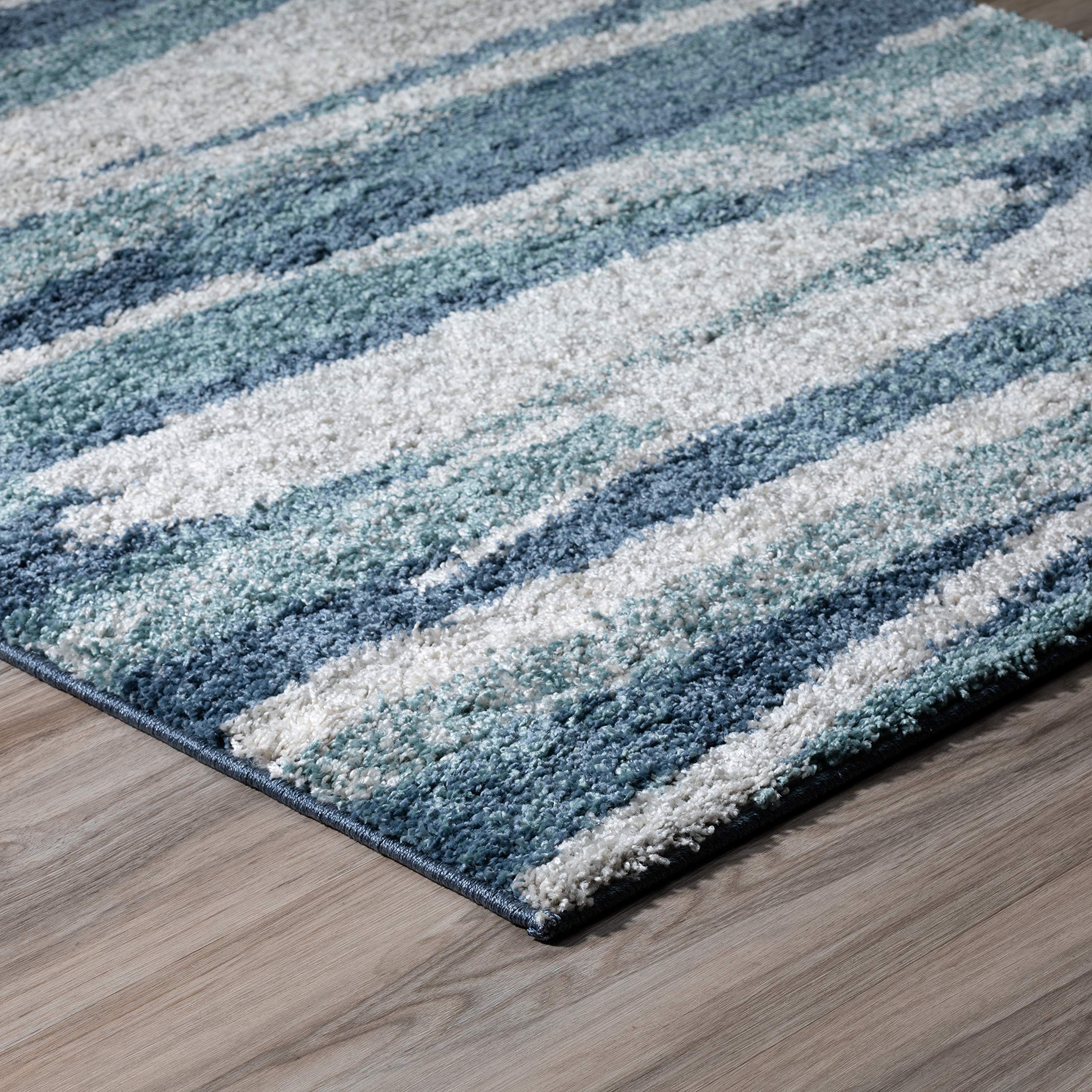 Addison Rugs Reston Area Rug 8'X10' Blue - Soft Modern Living Room Rug for Home Decor, Bedroom & Office