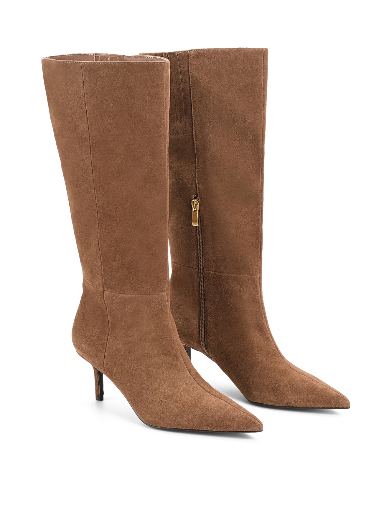 Yonita Women's Long Suede Boots in Tobacco Brown - Stylish & Comfortable Knee-High Boots for Fall & Winter Fashion