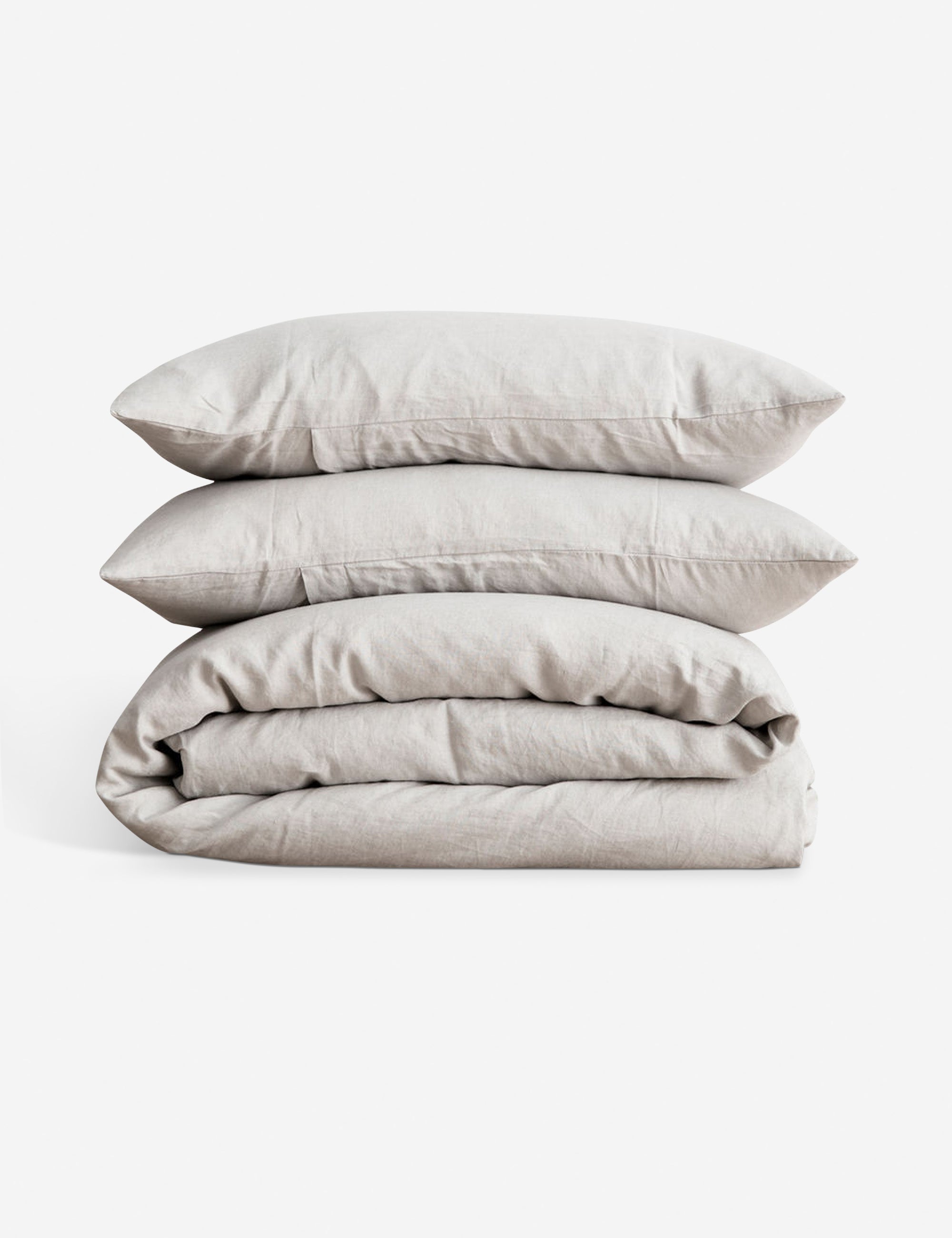 Premium European Flax Linen Duvet Cover Set by Cultiver - Breathable & Soft 100% Natural Bedding for All Seasons - Perfect for Master Bedroom, Guest Room & Vacation Homes
