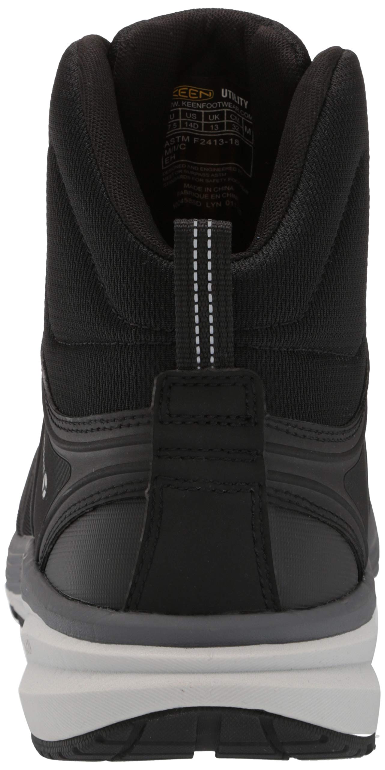KEEN Utility Men's Vista Energy Mid Height Composite Toe Work Boot - Durable Safety Shoes for Construction, Hiking & Outdoor Work