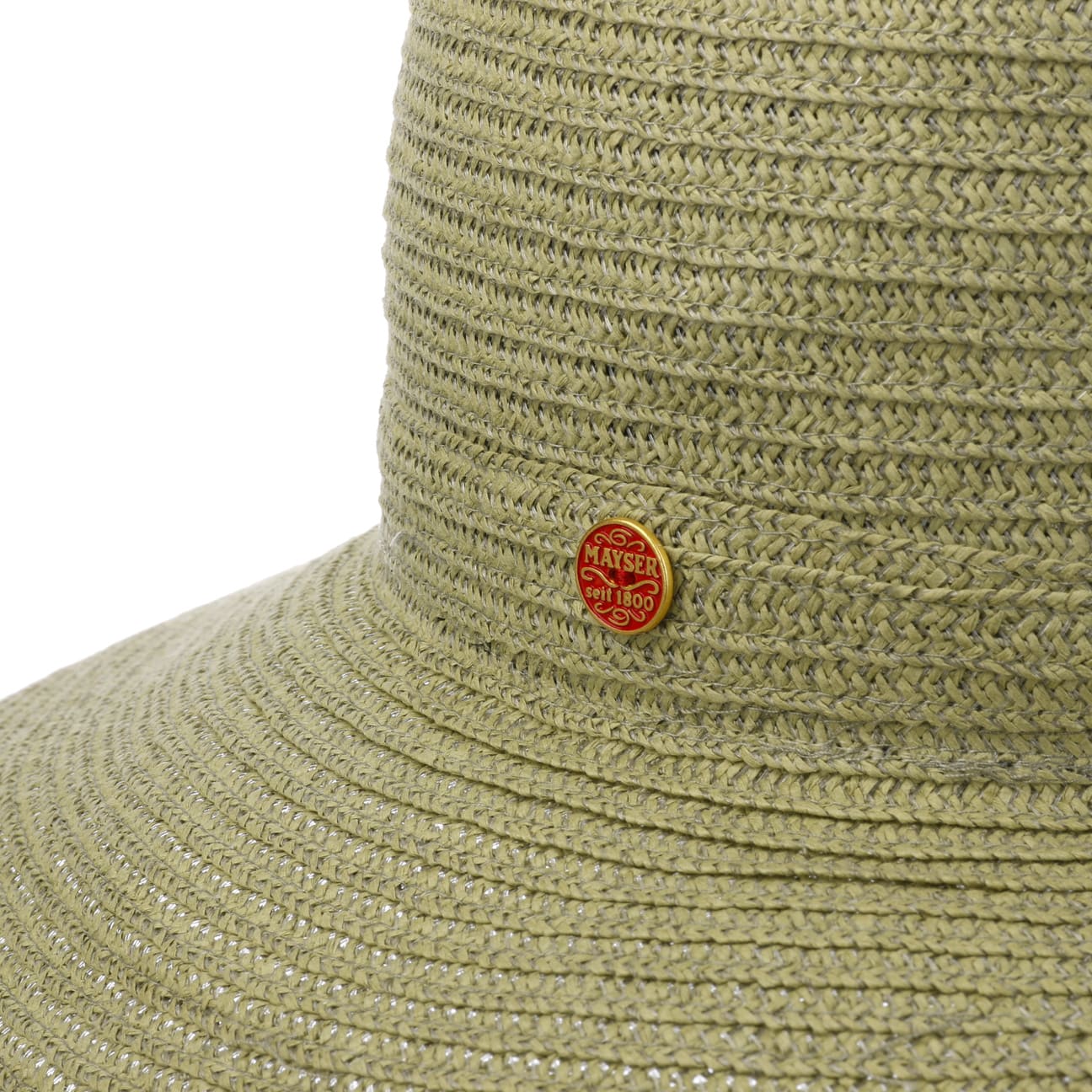 Stylish Noreen Straw Hat by Mayser - Summer Beach Hat for Women, Fashionable Sun Protection Accessory for Outdoor Activities, Vacations & Gardening