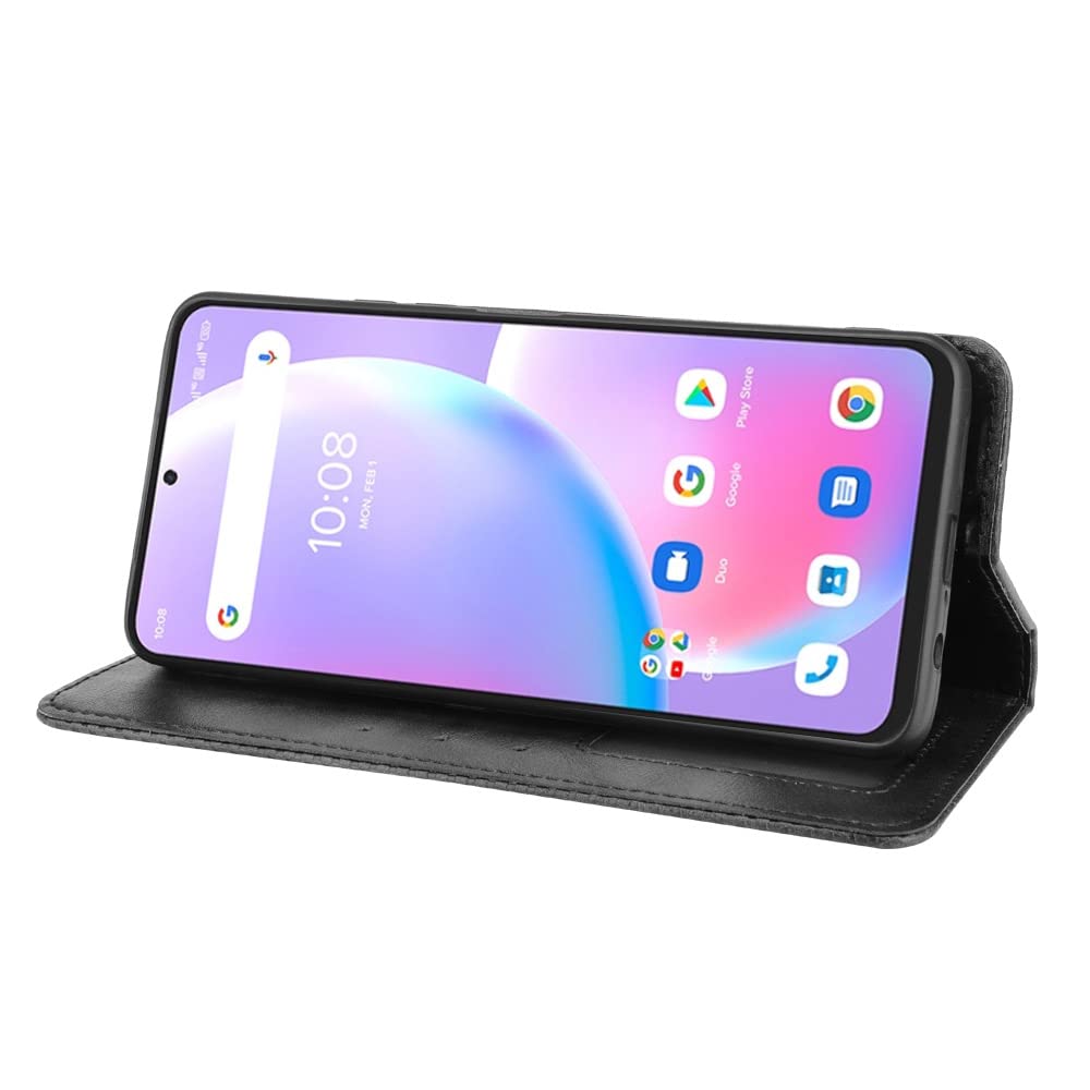 Premium PU Leather Flip Case for Umidigi A11 Max Pro - Slim Protective Cover with Card Slots | Perfect for Business, Travel & Everyday Use