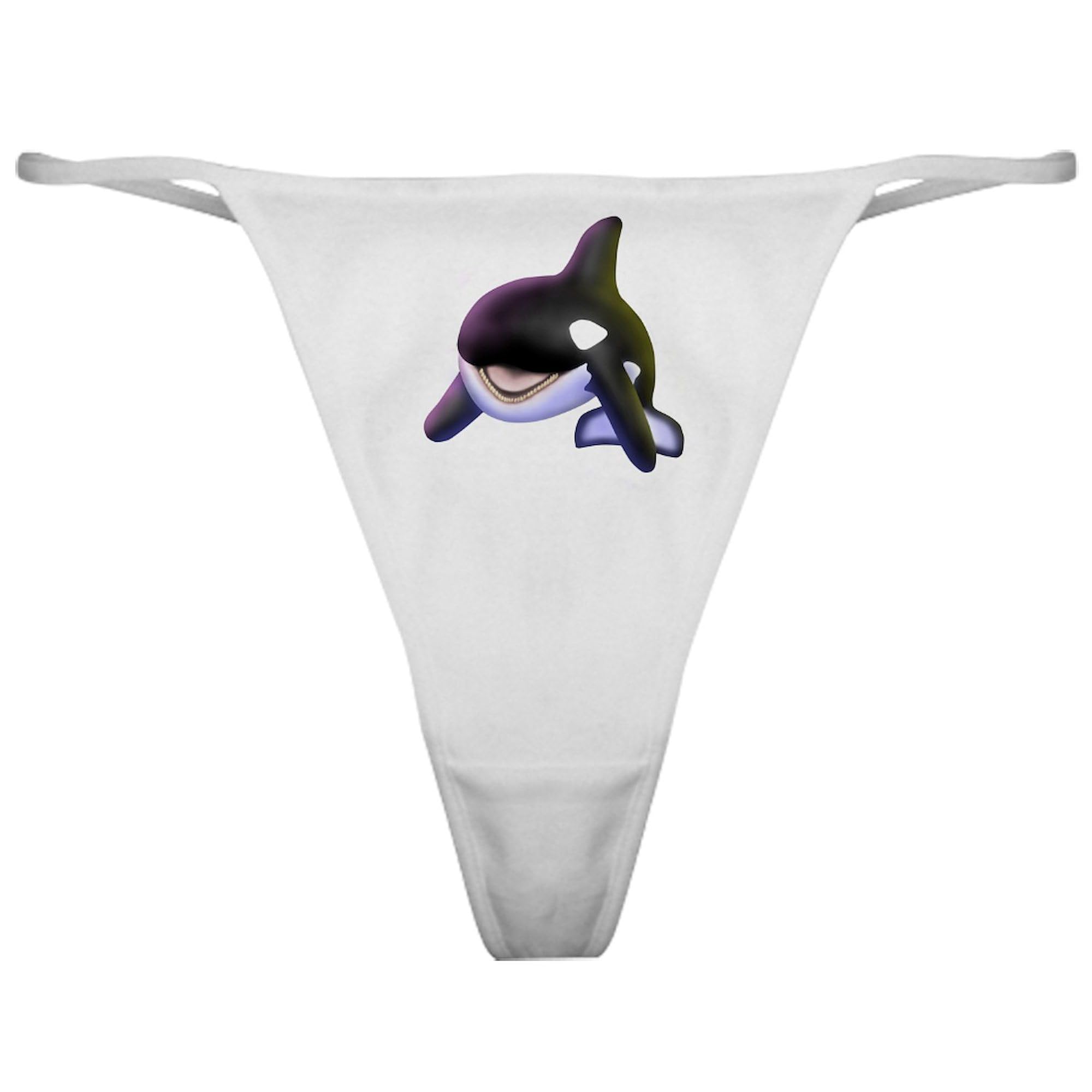 Killer Whale Classic Thong Underwear for Women | Comfortable Cotton Panties | Beach, Gym & Everyday Wear