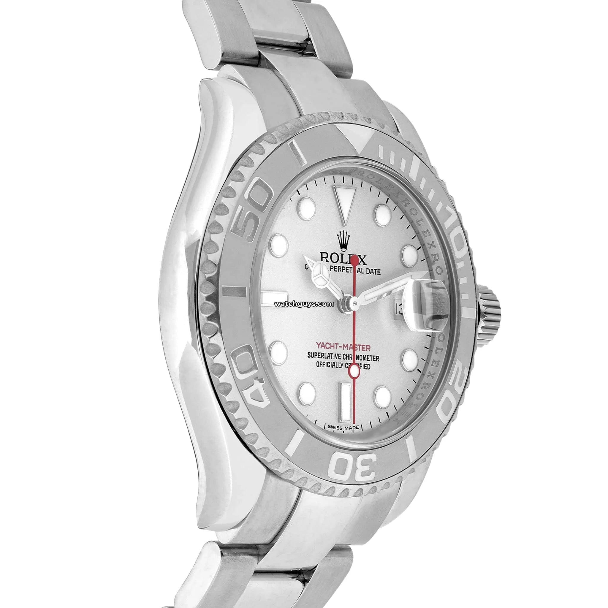 Rolex Yacht Master 16622 Platinum Men's Luxury Watch - Premium Stainless Steel & Platinum Diving Timepiece for Sailing, Yachting & Special Occasions
