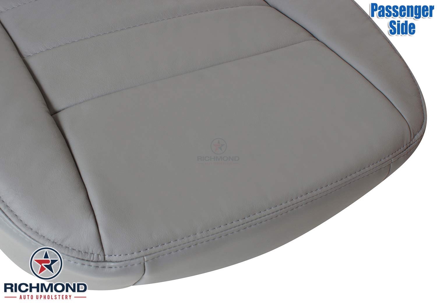 Genuine Leather Seat Cover for 2006-2010 Dodge Charger SE SXT & R/T - Passenger Side Bottom Replacement in Light Slate Gray | Premium Auto Upholstery for Comfort & Style | Perfect for Car Interior Upgrades & Restoration