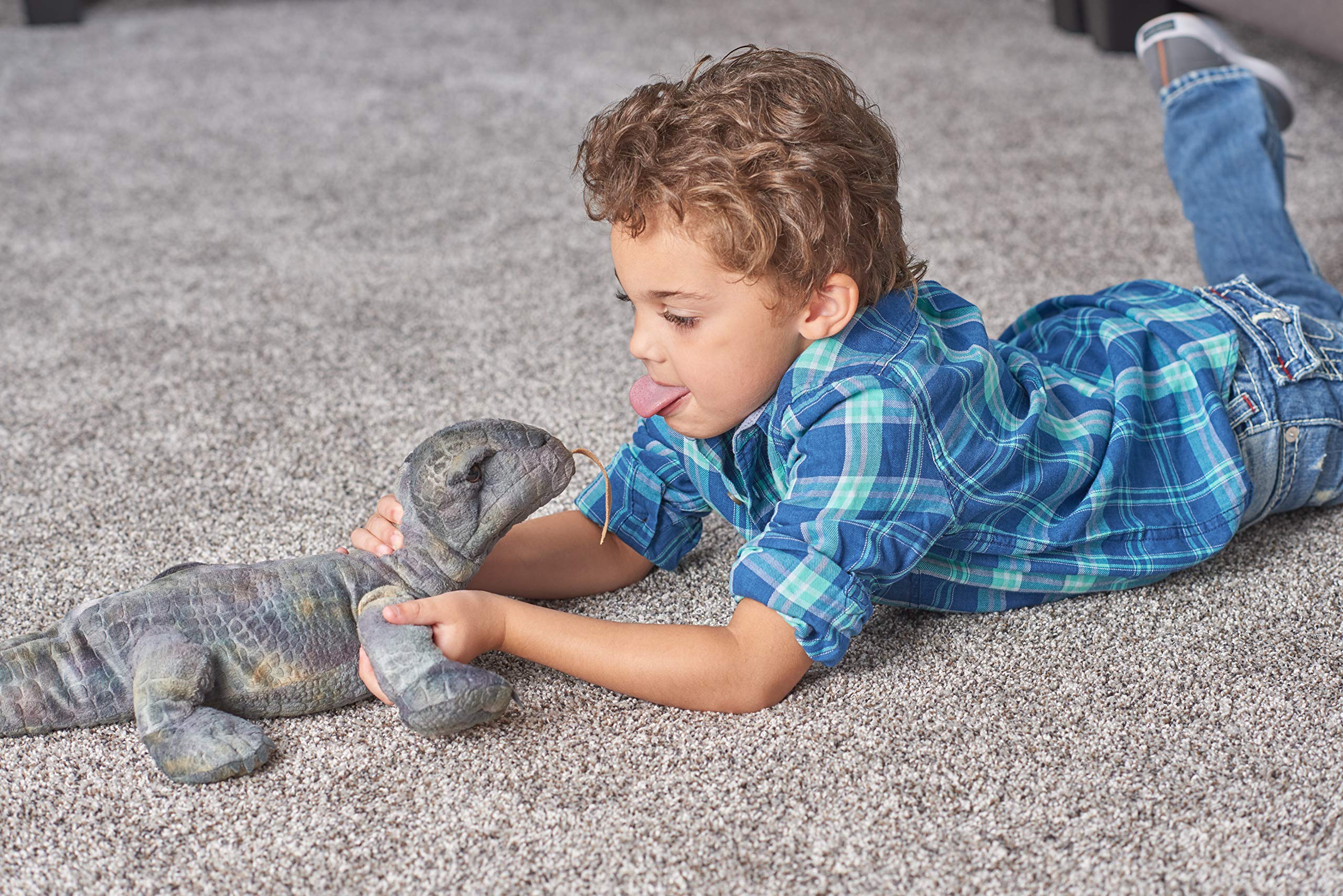 Wild Republic Komodo Dragon Plush Stuffed Animal - 12 Inch Soft Cuddly Toy for Kids | Perfect Gift for Birthday, Christmas & Cuddle Time | Realistic Komodo Dragon Plushie for Animal Lovers & Collectors