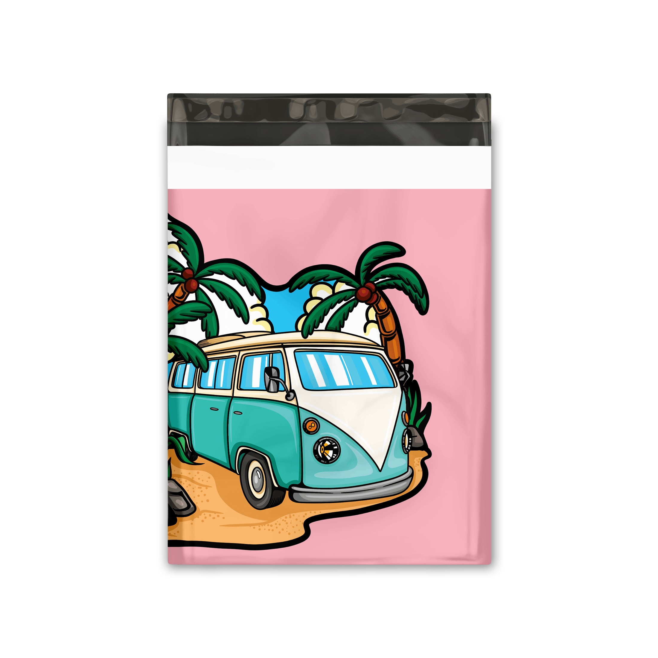 10x13 Summer Daze Designer Poly Mailers - Premium Printed Shipping Envelopes for Ecommerce, Retail & Subscription Boxes - Waterproof Mailing Bags for Clothing, Jewelry & Small Business Packaging