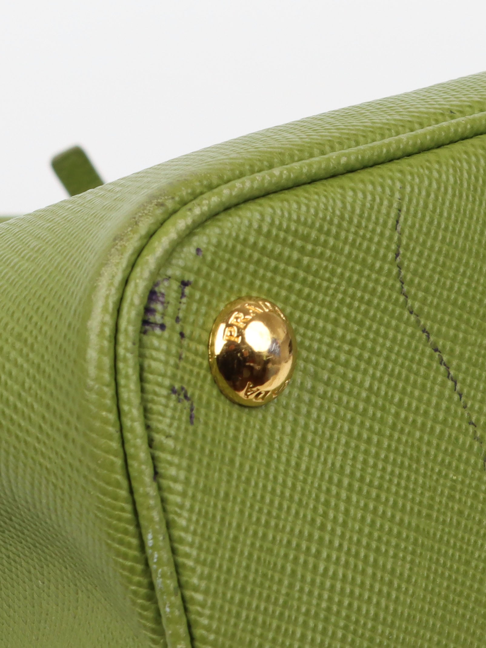 Prada Green Medium Double Bag - Luxury Leather Shoulder Handbag for Women | Perfect for Work, Travel & Everyday Use