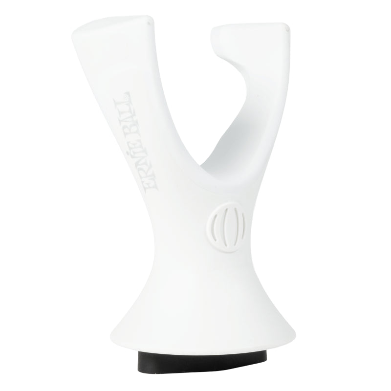 Ernie Ball White Guitar Wall Hanger - Secure Mounting Hook for Electric Guitar and Bass - Perfect for Home, Studio & Stage Organization