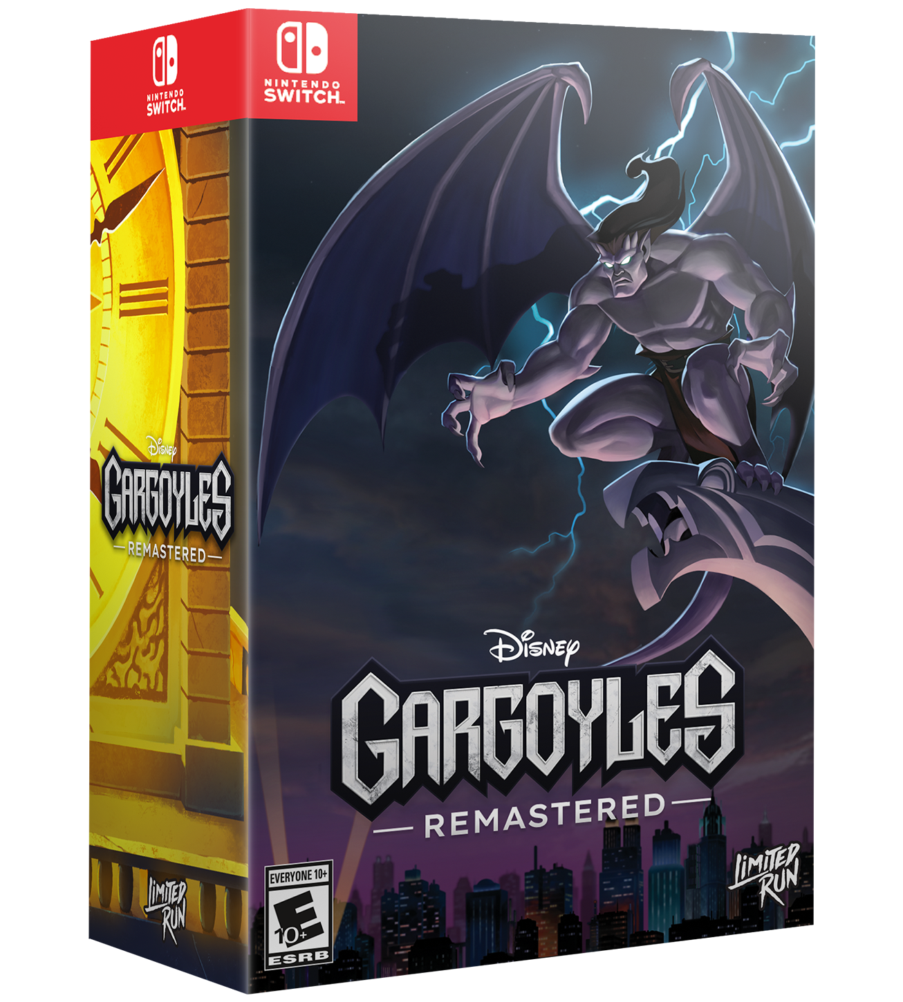 Gargoyles Remastered Collector's Edition - Nintendo Switch Limited Run #208 - Exclusive Physical Copy for Gamers & Collectors - Perfect for Retro Gaming Enthusiasts and Disney Fans