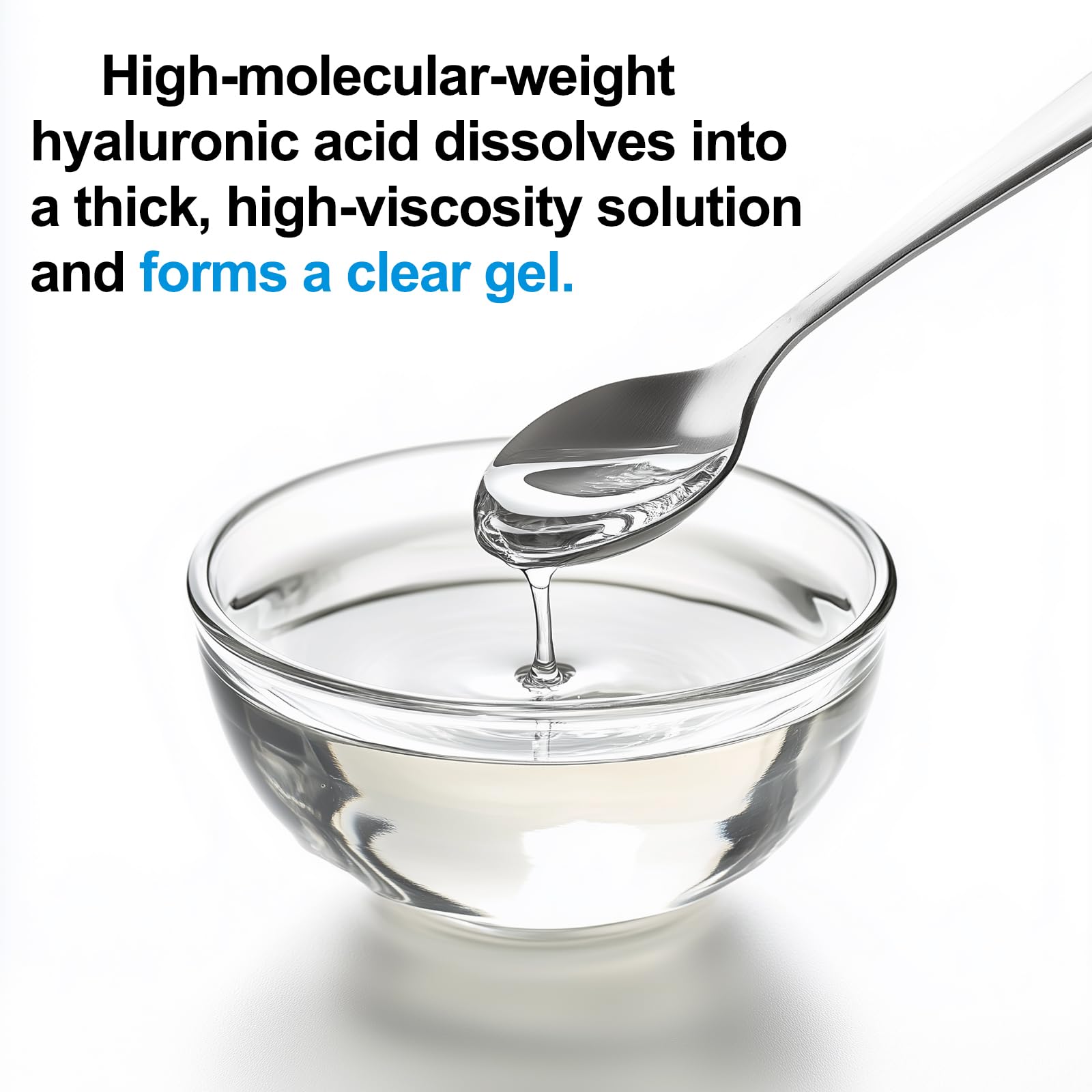 Premium Hyaluronic Acid Powder for DIY Skincare - High & Low Molecular Weight Sodium Hyaluronate (60g/2.12oz) | Cosmetic Grade Serum Booster for Face, Eyes & Anti-Aging Treatments