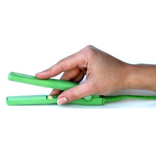 Mini Silk Flat Iron for Hair - Green | Travel-Sized Straightener with Smooth Glide Technology | Perfect for Home, Salon & On-the-Go Styling