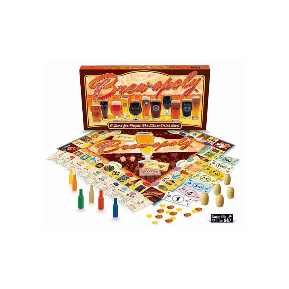 Brew Opoly - Craft Beer Themed Monopoly Board Game for Adults - Perfect for Parties, Game Nights & Beer Enthusiasts