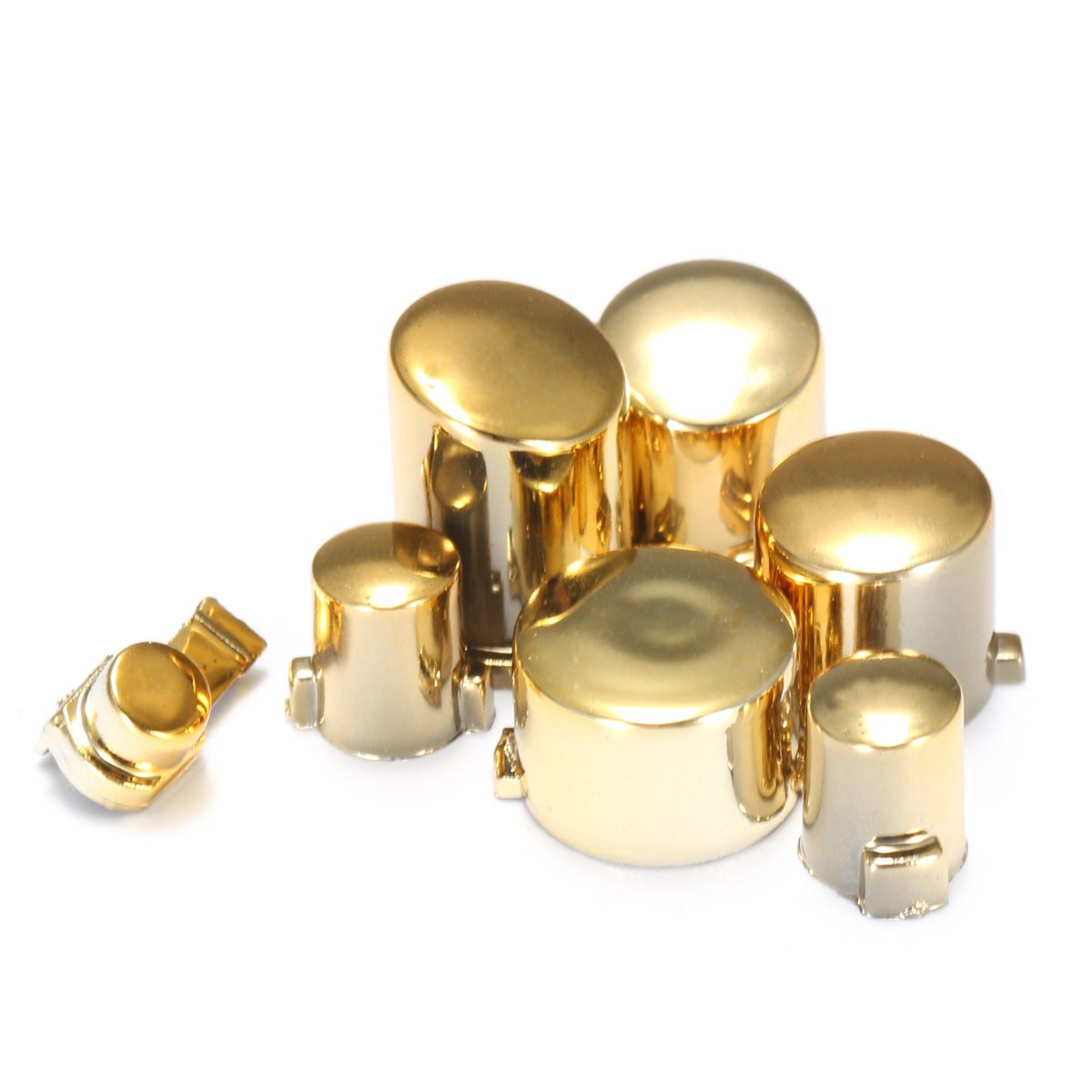 Xbox One Elite Replacement Buttons with Tools - Chrome Blue (Model 10700017) | Perfect for Gaming Controllers & DIY Repairs