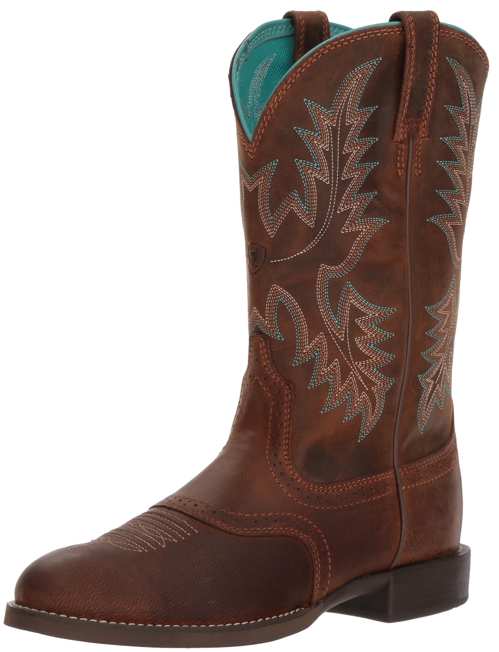 ARIAT Women's Heritage Stockman Western Boots - Comfortable & Stylish Cowgirl Boots for Riding, Work, and Everyday Wear