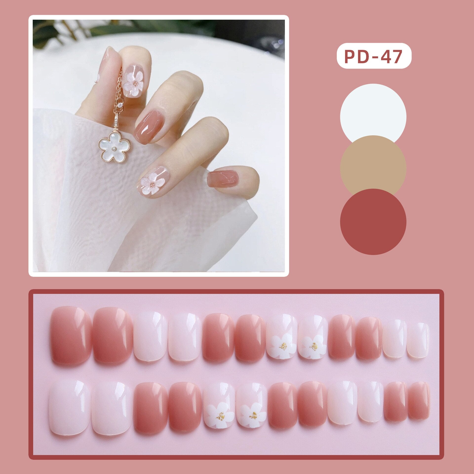 PD-47-Fake Nails Art