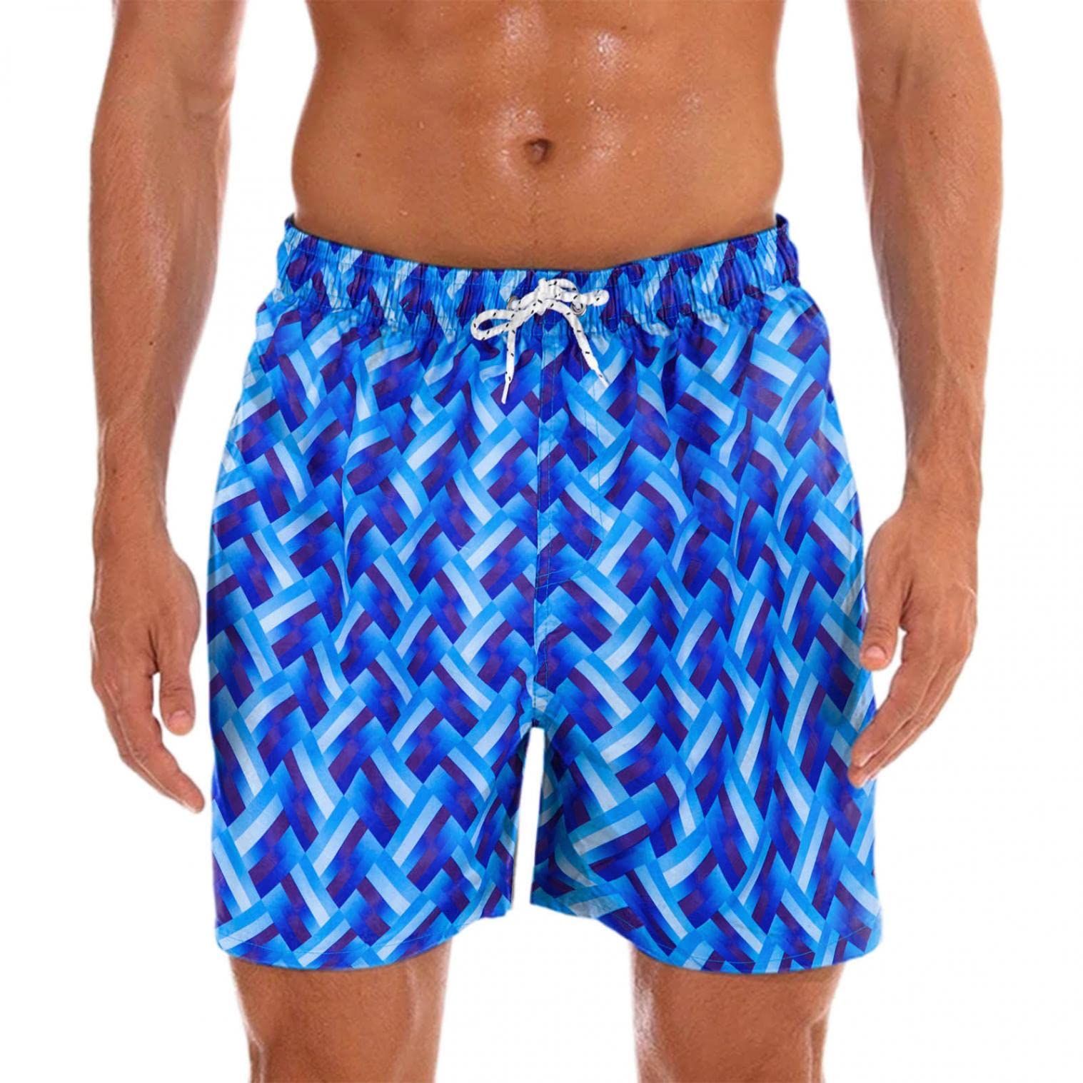 **Men's Black Swim Trunks - Quick-Dry Swim Shorts for Swimming, Surfing, Running & Beach Activities | Comfortable Board Shorts for Sports & Casual Wear**