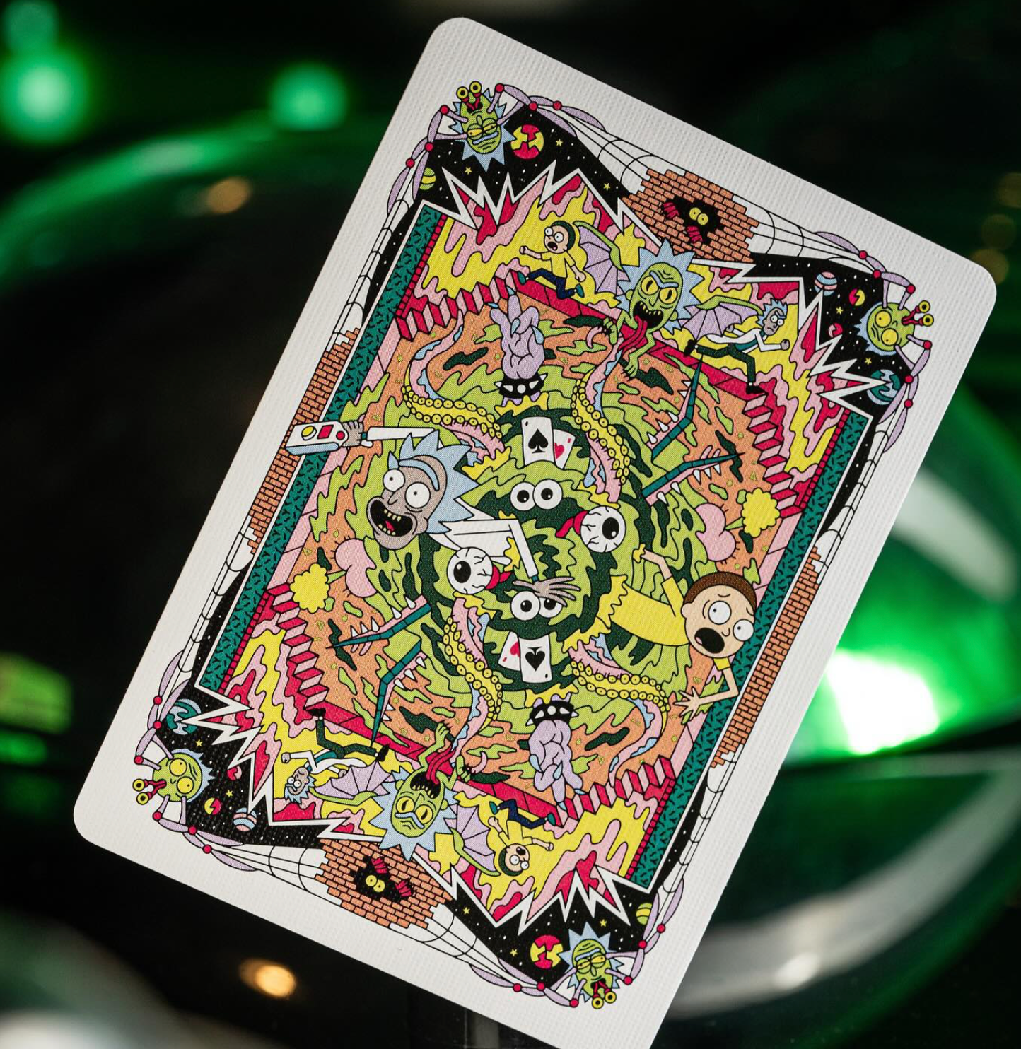 Rick and Morty Playing Cards - 52 Deck with Custom Artwork, Perfect for Game Nights, Collectors, and Fans | Official Merchandise for Card Games, Magic Tricks, and Gifts