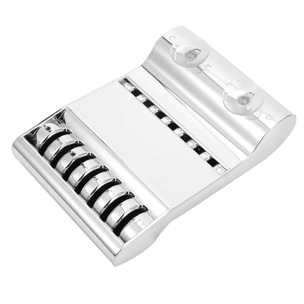 Professional Hair Scissors Holder & Salon Organizer - Silver Hairdressing Scissors Case for Stylists, Barbers & Home Use | Perfect for Salon Desks, Bathrooms & Travel Storage