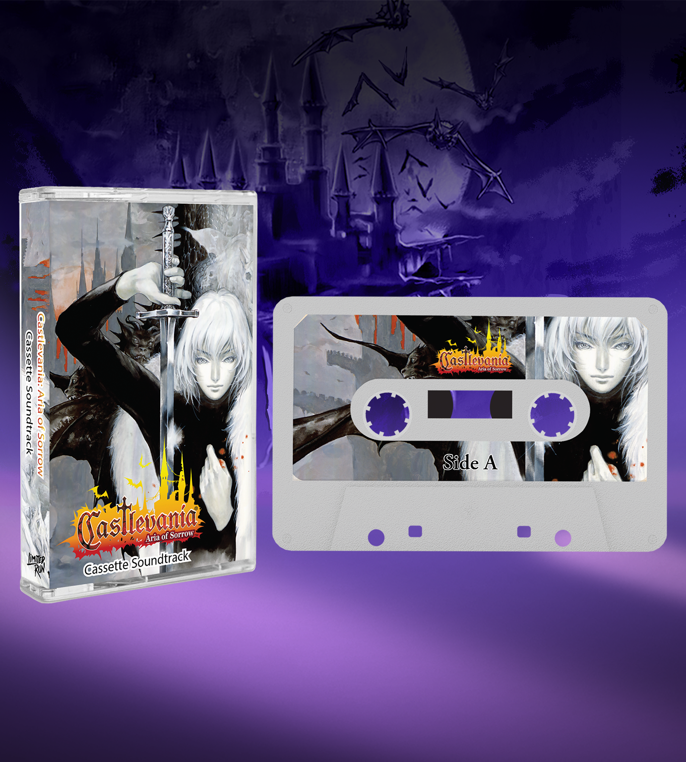 Castlevania: Aria of Sorrow Original Game Soundtrack Cassette Tape - Classic Video Game Music for Collectors & Retro Gaming Enthusiasts | Perfect for Gaming Rooms & Nostalgic Gift Giving