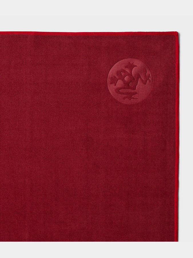 Manduka eQua Yoga Mat Towels - Non-Slip, Absorbent & Eco-Friendly for Hot Yoga, Pilates & Workouts - Perfect for Home & Studio Use
