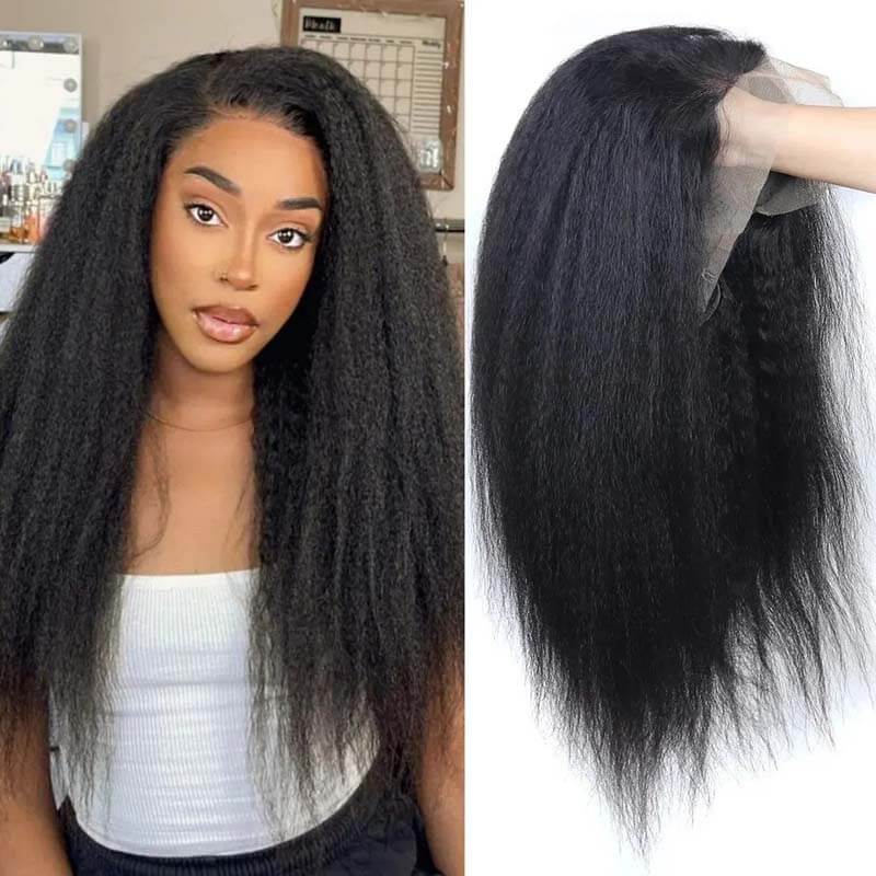 Eullair Affordable 4x4/13x4/13x6 Lace Front Wigs for Black Women - Straight/Body Wave/Curly/Yaki Straight Human Hair | Perfect for Daily Wear, Parties & Special Occasions