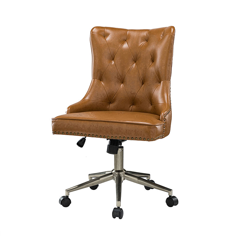 Euander Vegan Leather Office Chair - Ergonomic Desk Chair for Home & Work - Comfortable & Durable for Long Hours Sitting