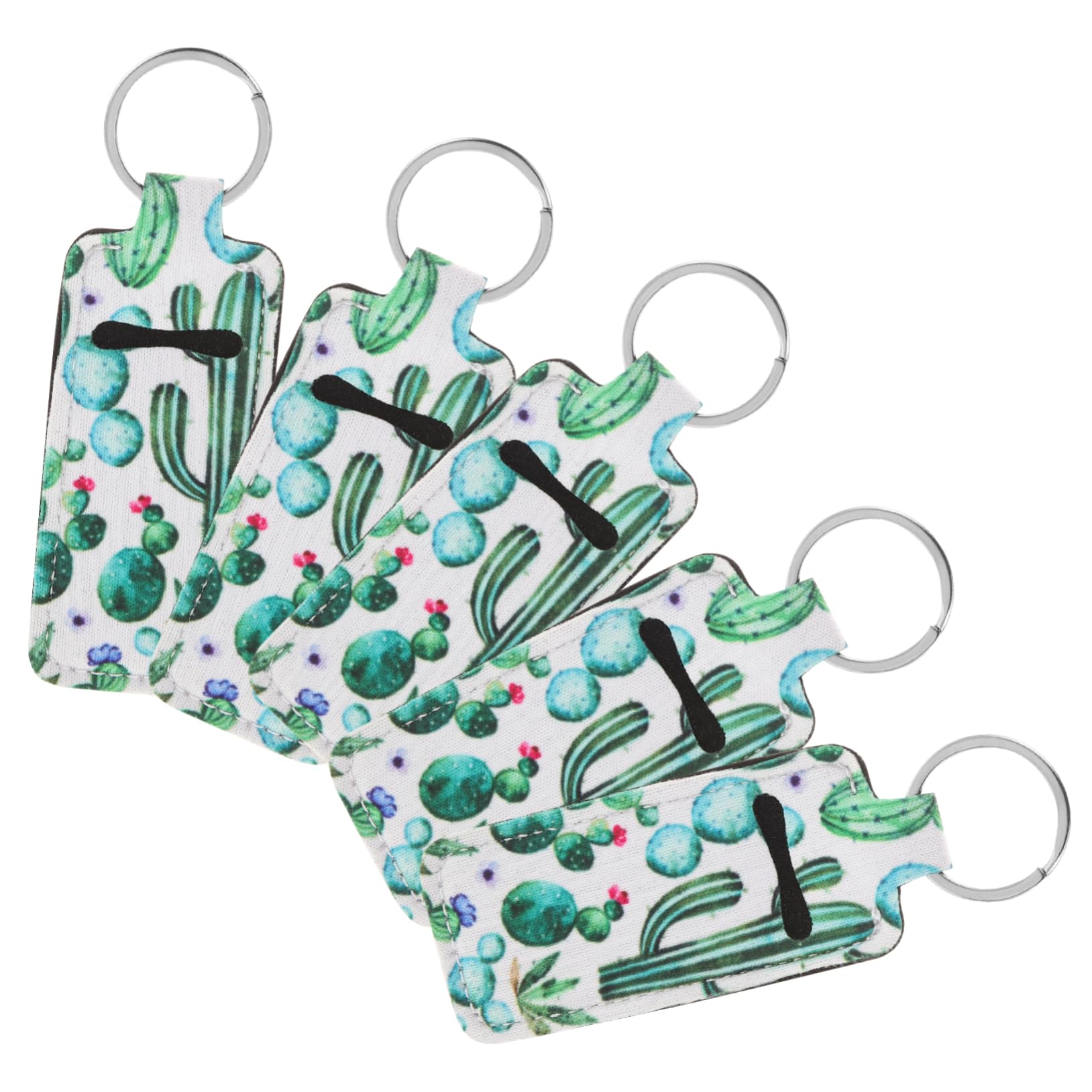 Balacoo 10-Pack Square Keychain Lip Gloss Holder - Floating Key Rings for Boats, Portable Lipstick & Thread Organizer - Travel Essentials for Makeup, Fishing Gear & Utensils | Perfect for Boating, Camping & Daily Use