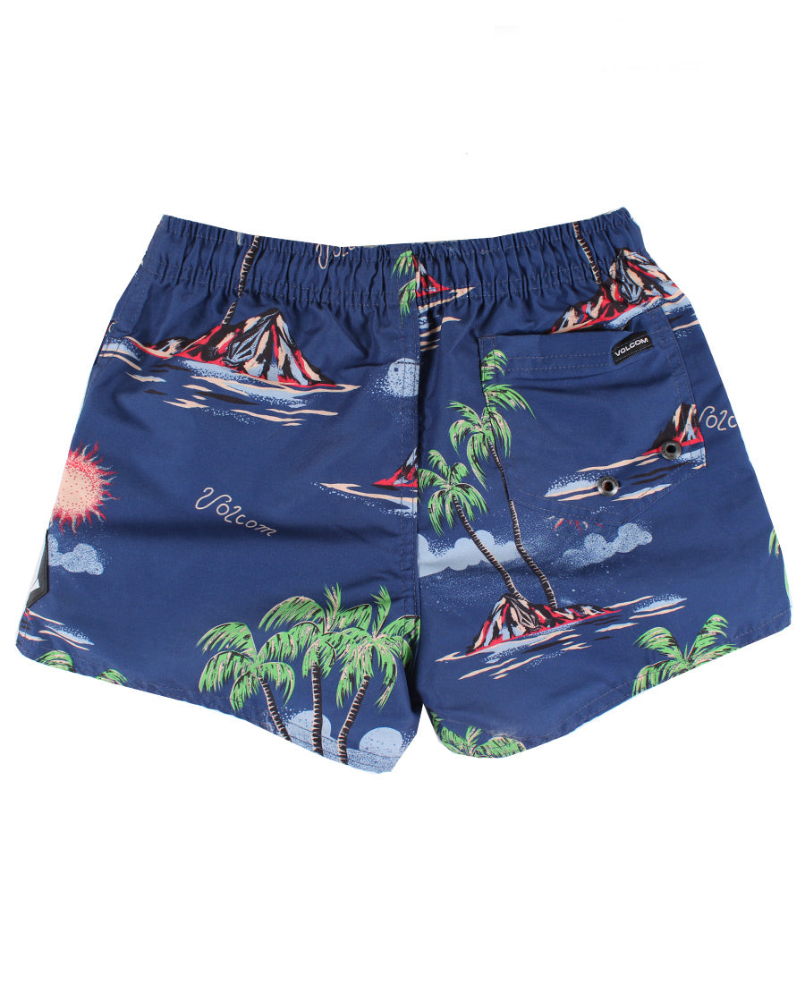 Volcom Boys' Swim Shorts for Kids - Quick-Dry Beach & Pool Bathing Suit for Toddlers (Size I8) - Perfect for Summer Swimming, Water Play & Vacation Outfits
