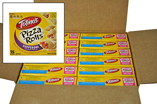 Totino's Pepperoni Pizza Rolls - 7.5 oz (12 Count) | Frozen Snack for Parties, Game Nights & Quick Meals | Perfect for Kids & Adults