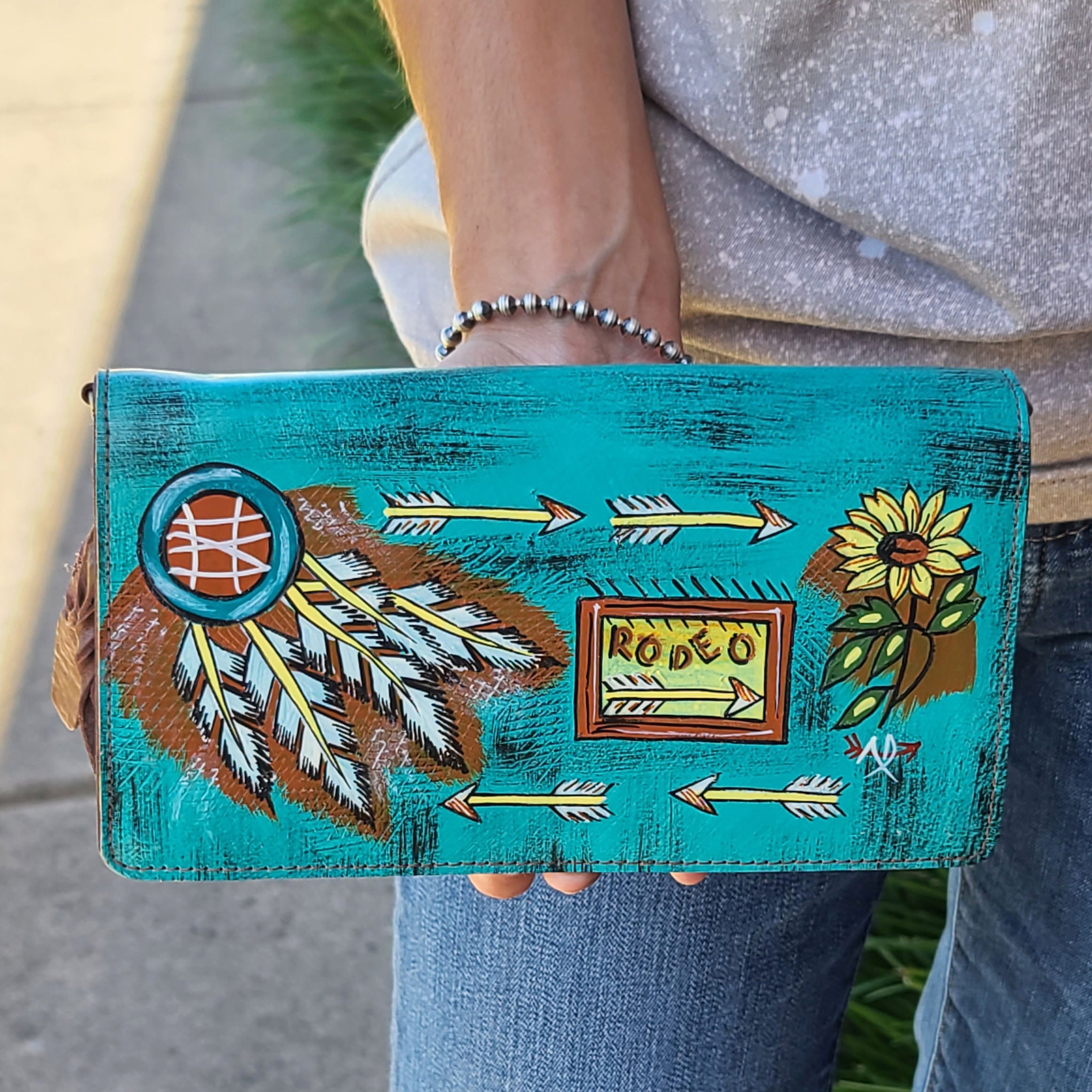 American Darling Dream Catcher Clutch Wallet - Stylish Boho Handbag for Women | Perfect for Parties, Weddings & Everyday Use