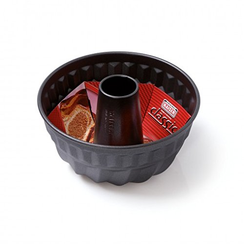 Non-Stick 24cm Classic Round Bundt Cake Pan - Even Browning, Durable Baking Mold for Perfect Cakes, Pies & Desserts - Ideal for Home Baking, Parties & Holiday Treats