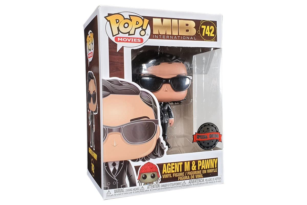 Funko Pop! Men in Black - Agent M & Pawny Vinyl Figure 742 | Exclusive Collectible Toy for Movie Fans & Sci-Fi Lovers | Perfect for Display, Gifts, and Pop Culture Collections