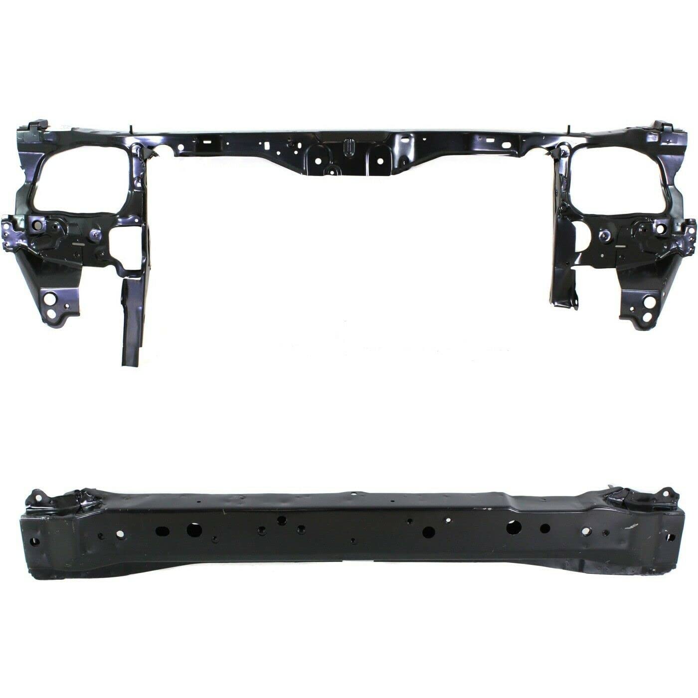 Mazda Tribute Radiator Support Brackets (Pair) - Core Set of 2 - Compatible with MA1225134 & MA1225137 - Heavy Duty Replacement Parts for Engine Cooling System Protection