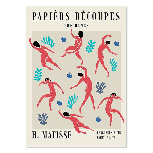 Matisse Abstract Art Canvas Posters - Modern Wall Decor for Living Room, Bedroom & Office | High-Quality Fine Art Prints