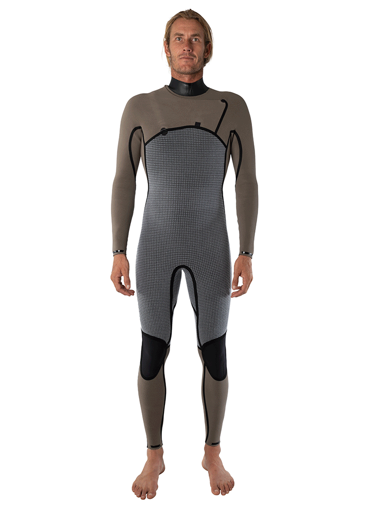 LAST CHANCE - 3/2mm Natural Rubber Zipperless Wetsuit for Men & Women | Warm & Flexible Surfing, Diving & Water Sports Gear