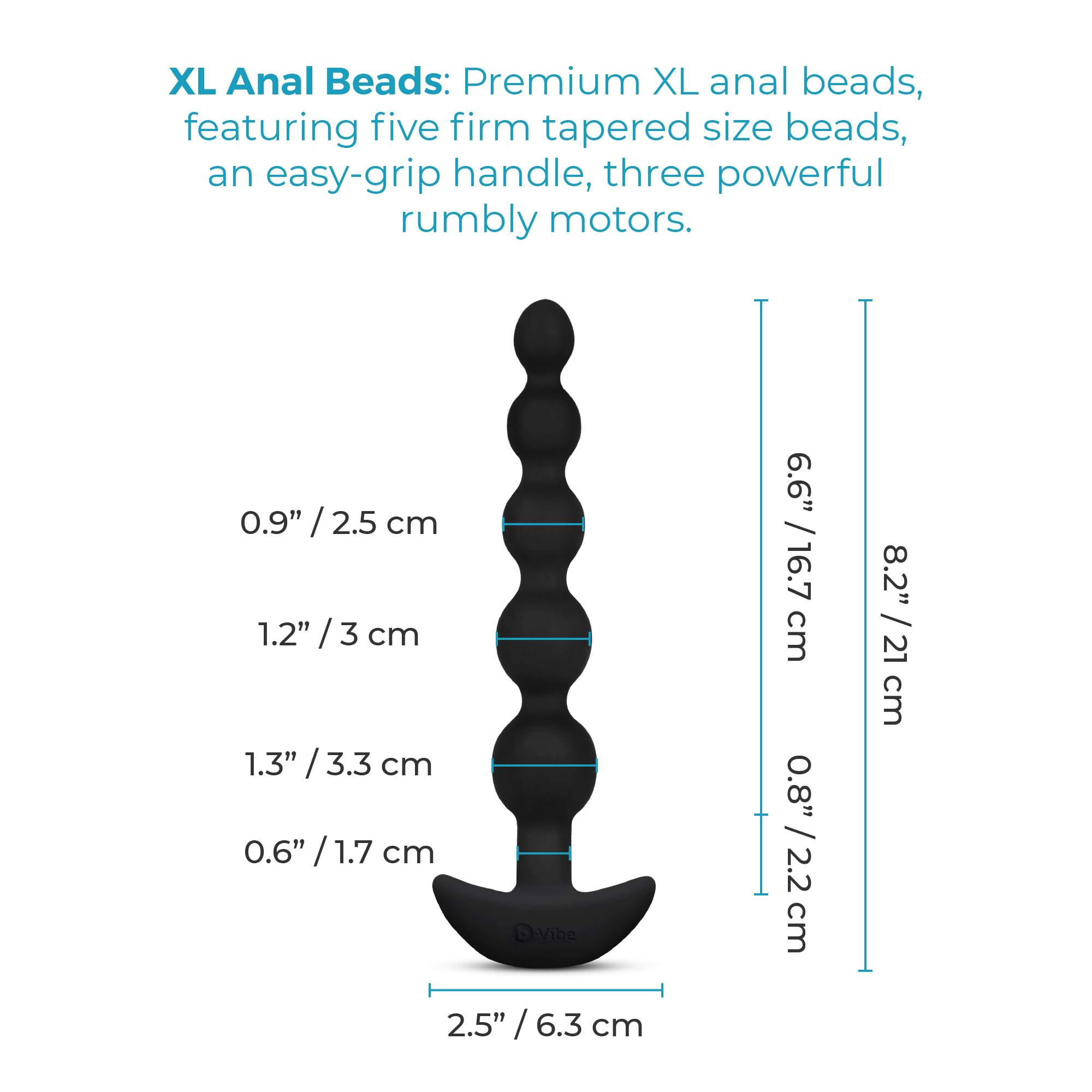 B-vibe Vibrating Anal Beads with Remote Control - 5 Silicone Beads for Pleasure & Prostate Stimulation - Black Adult Toy for Couples Play & Solo Exploration - Perfect for Spicing Up Your Sex Life & Intimate Moments